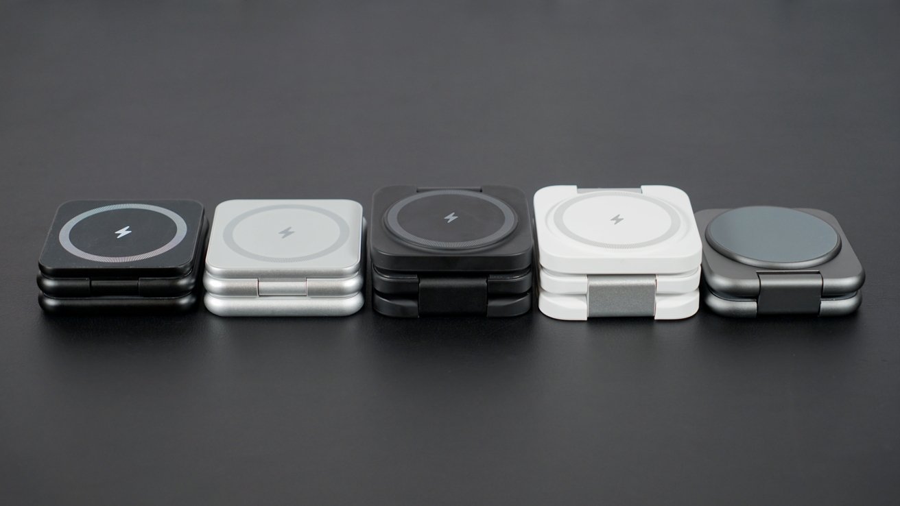 Kuxiu foldable travel chargers are compact for storage
